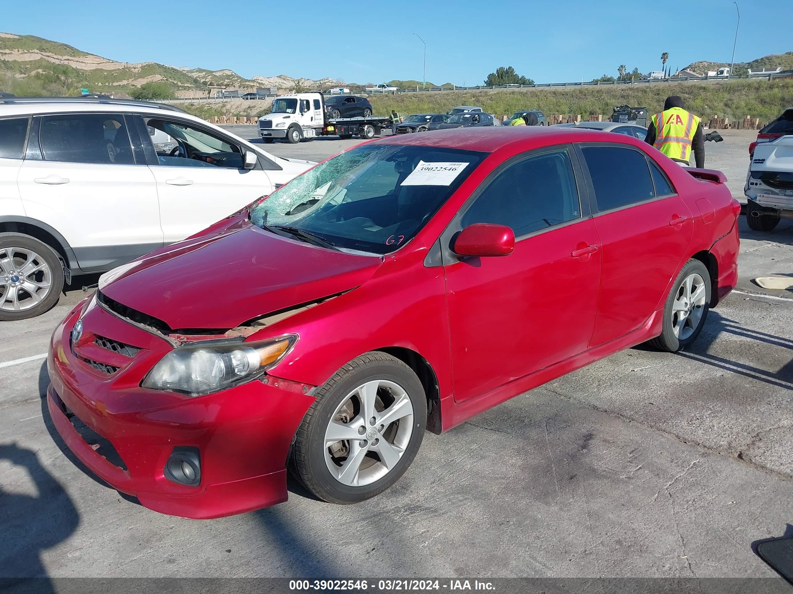 Photo 1 VIN: 5YFBU4EE9CP061575 - TOYOTA COROLLA 