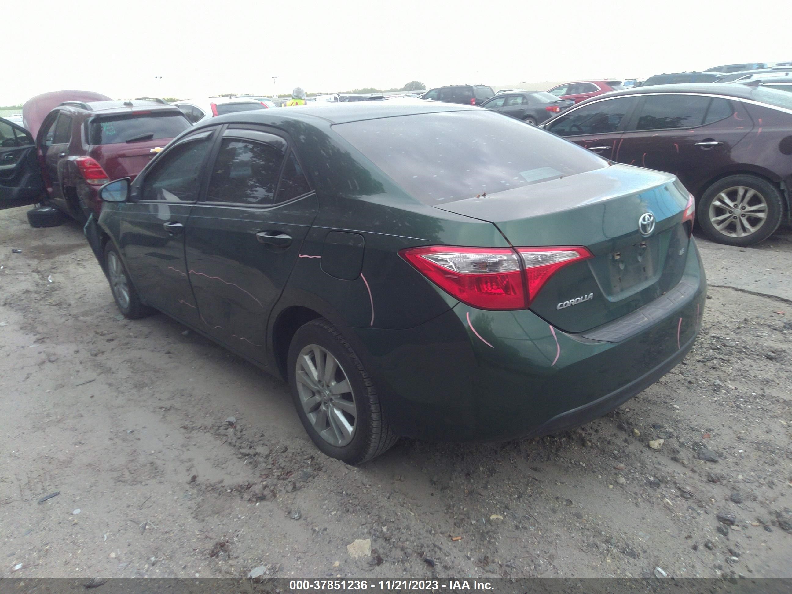 Photo 2 VIN: 5YFBURHE0EP021851 - TOYOTA COROLLA 