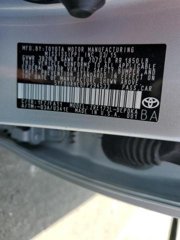 Photo 11 VIN: 5YFBURHE0FP294533 - TOYOTA COROLLA L 