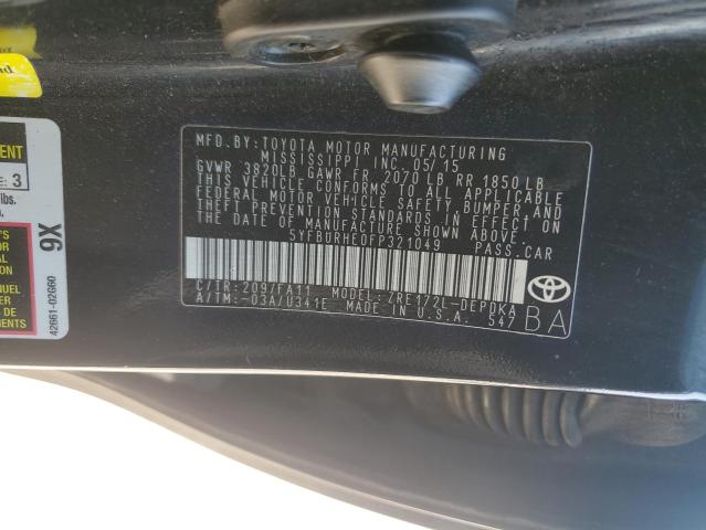 Photo 12 VIN: 5YFBURHE0FP321049 - TOYOTA COROLLA L 