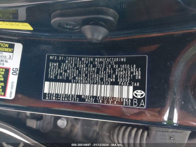 Photo 8 VIN: 5YFBURHE0FP354343 - TOYOTA COROLLA 