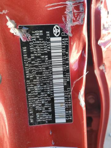 Photo 12 VIN: 5YFBURHE0GP458316 - TOYOTA COROLLA L 