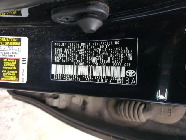 Photo 9 VIN: 5YFBURHE0JP764293 - TOYOTA COROLLA L 