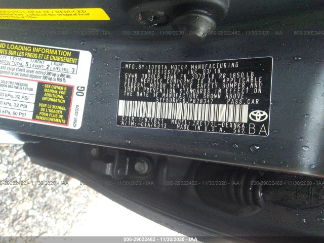 Photo 8 VIN: 5YFBURHE0JP828347 - TOYOTA COROLLA 