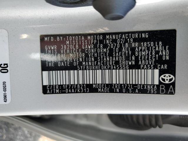 Photo 11 VIN: 5YFBURHE0KP945556 - TOYOTA COROLLA 