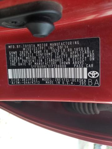 Photo 9 VIN: 5YFBURHE1FP208808 - TOYOTA COROLLA L 