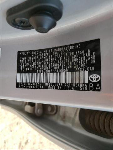 Photo 9 VIN: 5YFBURHE1FP346056 - TOYOTA COROLLA L 