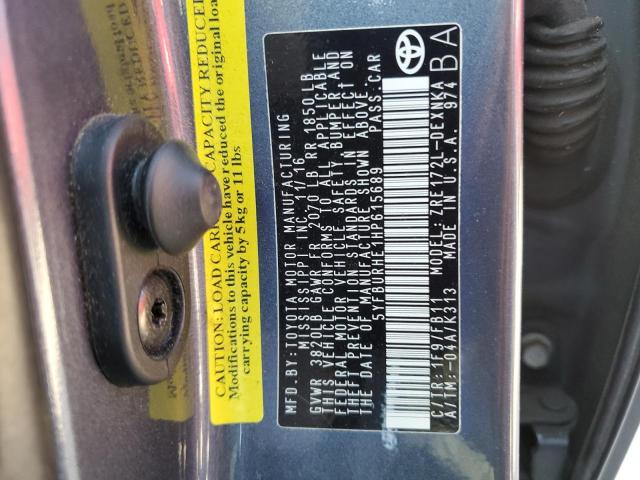 Photo 12 VIN: 5YFBURHE1HP615689 - TOYOTA COROLLA L 