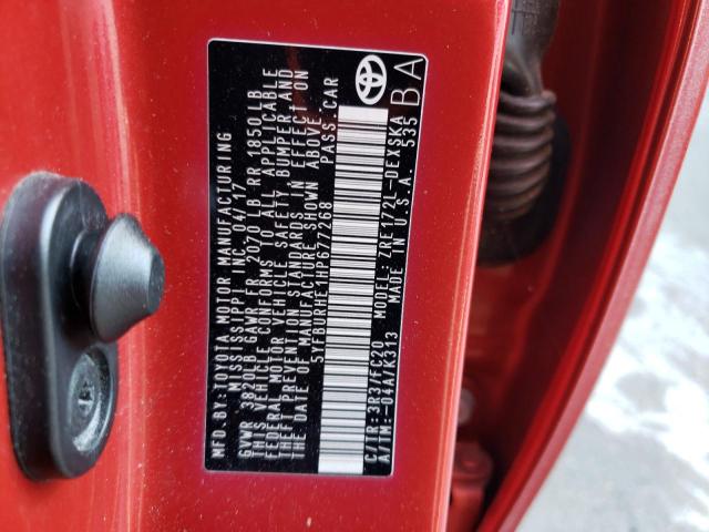 Photo 11 VIN: 5YFBURHE1HP677268 - TOYOTA COROLLA 