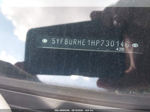 Photo 8 VIN: 5YFBURHE1HP730146 - TOYOTA COROLLA 