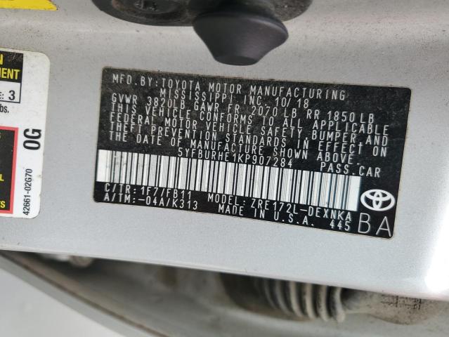 Photo 11 VIN: 5YFBURHE1KP907284 - TOYOTA COROLLA 