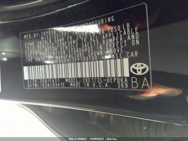 Photo 8 VIN: 5YFBURHE2FP199780 - TOYOTA COROLLA 