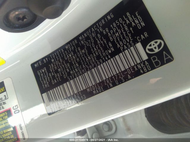 Photo 8 VIN: 5YFBURHE2HP569144 - TOYOTA COROLLA 