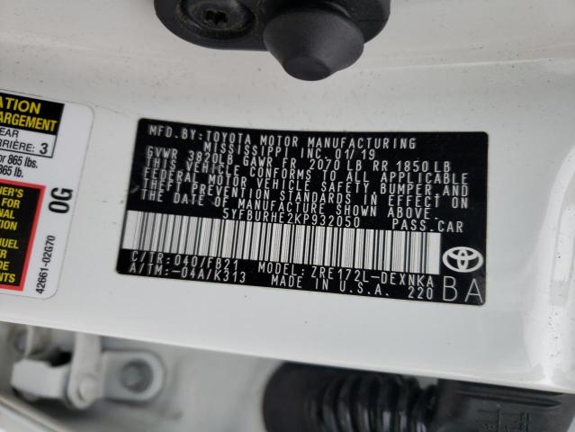 Photo 11 VIN: 5YFBURHE2KP932050 - TOYOTA COROLLA 