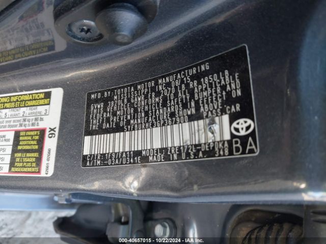 Photo 8 VIN: 5YFBURHE3GP367900 - TOYOTA COROLLA 