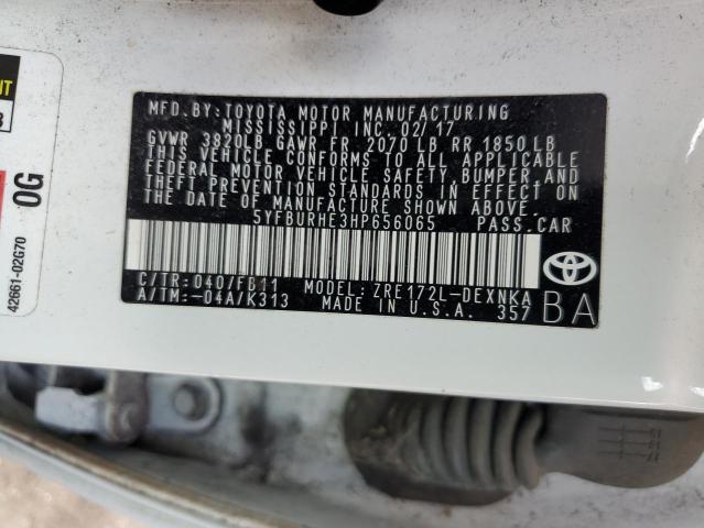 Photo 11 VIN: 5YFBURHE3HP656065 - TOYOTA COROLLA L 