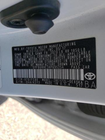 Photo 9 VIN: 5YFBURHE3HP695254 - TOYOTA COROLLA L 