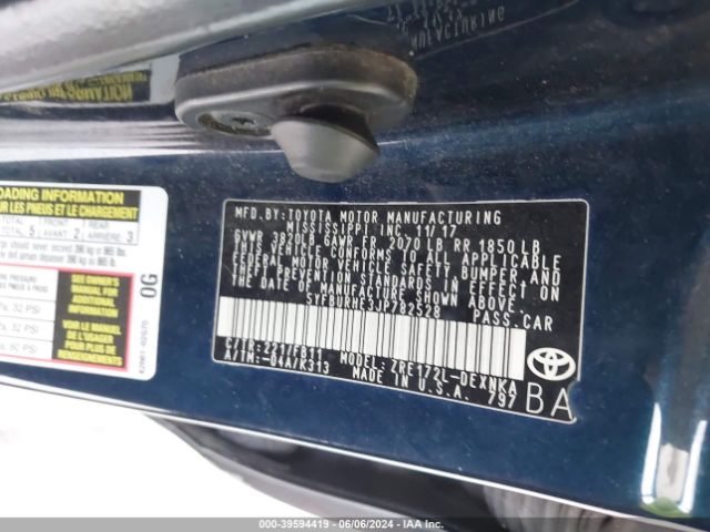 Photo 8 VIN: 5YFBURHE3JP782528 - TOYOTA COROLLA 