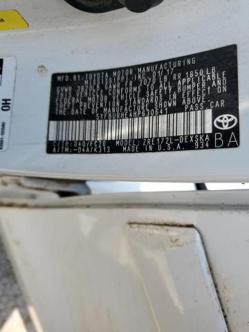 Photo 11 VIN: 5YFBURHE4HP630641 - TOYOTA COROLLA L 