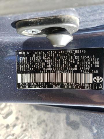 Photo 9 VIN: 5YFBURHE4HP635340 - TOYOTA COROLLA L 