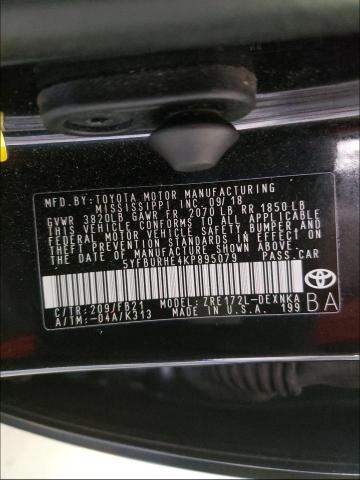 Photo 9 VIN: 5YFBURHE4KP895079 - TOYOTA COROLLA L 