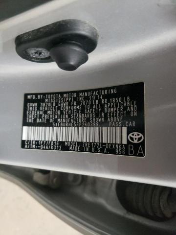 Photo 11 VIN: 5YFBURHE5FP240399 - TOYOTA COROLLA L 