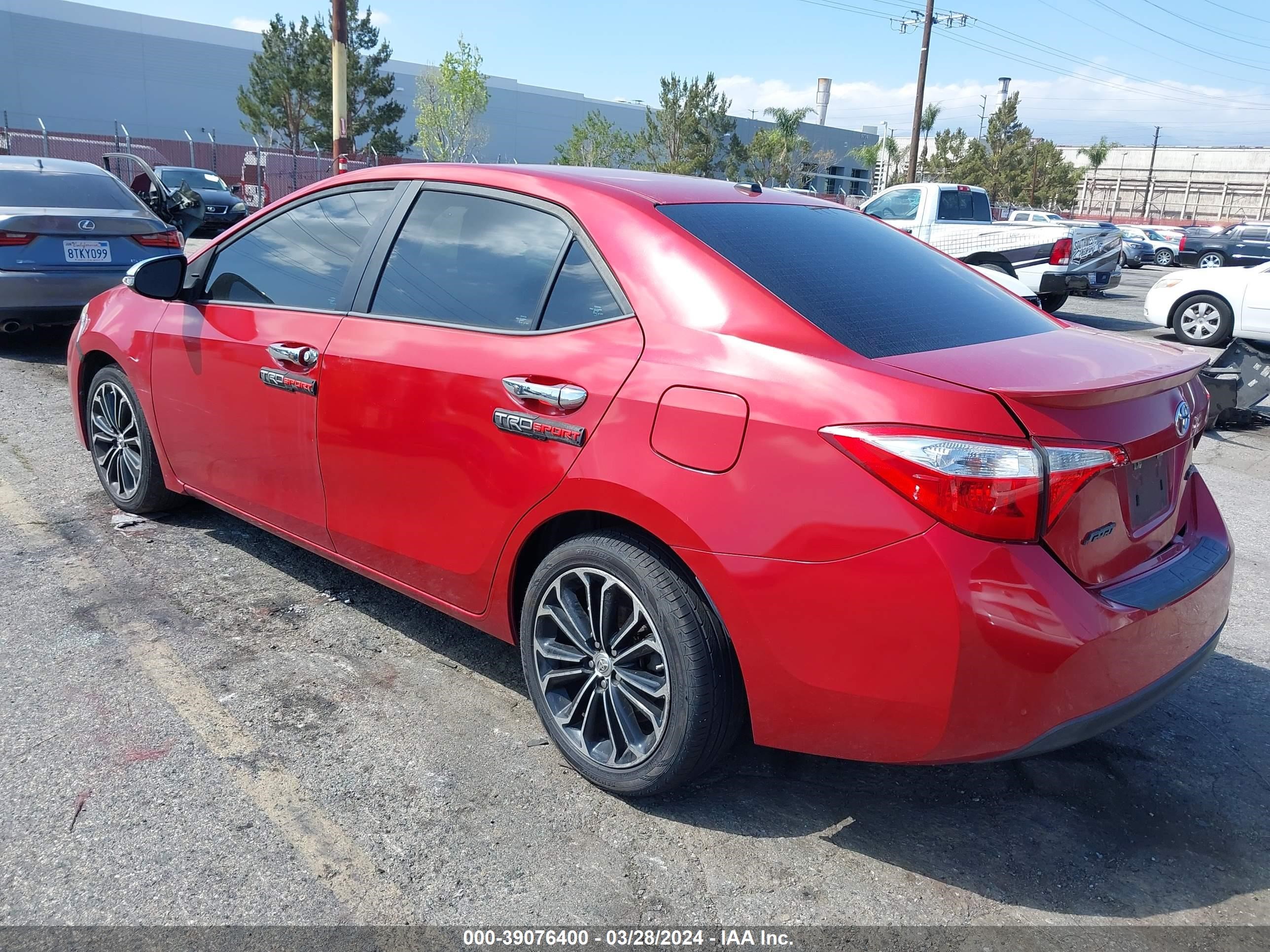 Photo 2 VIN: 5YFBURHE5FP260720 - TOYOTA COROLLA 