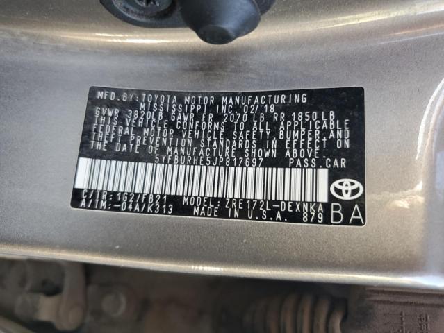 Photo 12 VIN: 5YFBURHE5JP817697 - TOYOTA COROLLA L 