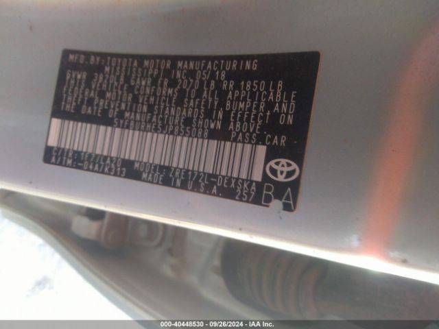 Photo 8 VIN: 5YFBURHE5JP855088 - TOYOTA COROLLA 