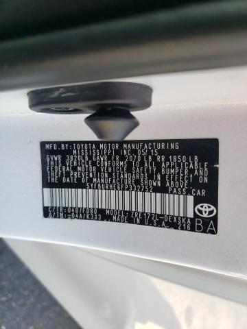 Photo 9 VIN: 5YFBURHE6FP332752 - TOYOTA COROLLA L 