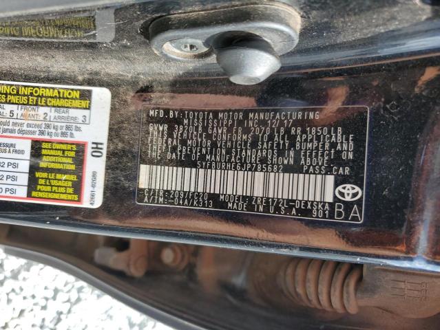 Photo 11 VIN: 5YFBURHE6JP785682 - TOYOTA COROLLA L 