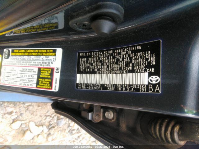 Photo 8 VIN: 5YFBURHE6KP883161 - TOYOTA COROLLA 