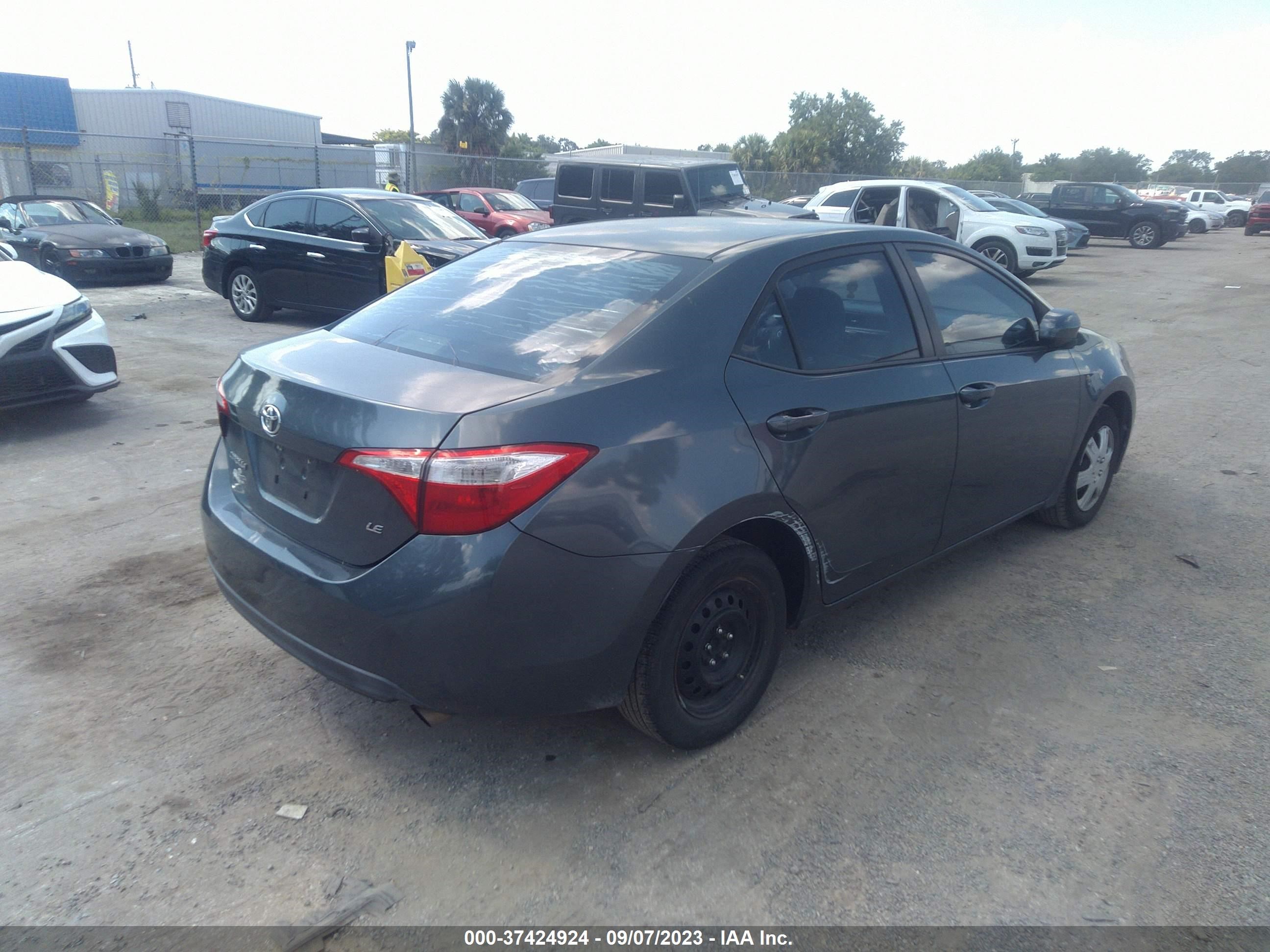 Photo 3 VIN: 5YFBURHE7EP077348 - TOYOTA COROLLA 