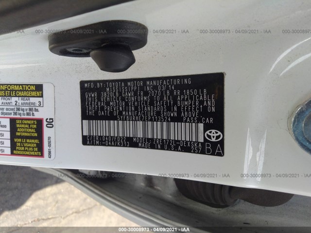 Photo 5 VIN: 5YFBURHE7EP113524 - TOYOTA COROLLA 