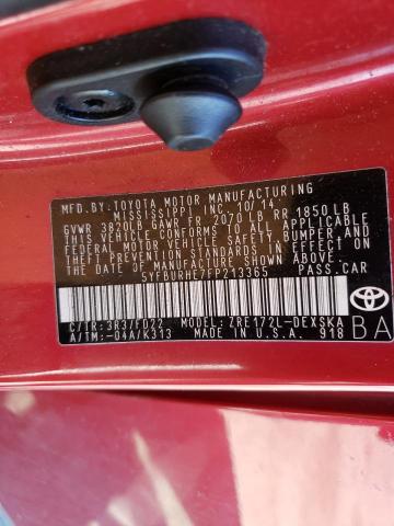 Photo 9 VIN: 5YFBURHE7FP213365 - TOYOTA COROLLA L 