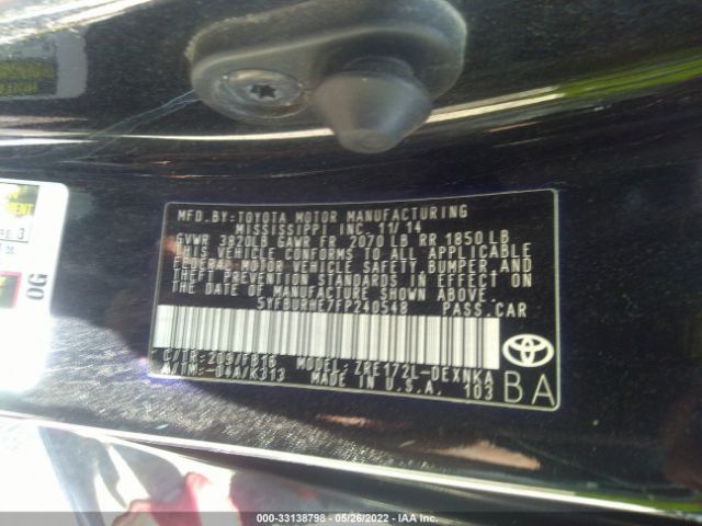 Photo 8 VIN: 5YFBURHE7FP240548 - TOYOTA COROLLA 