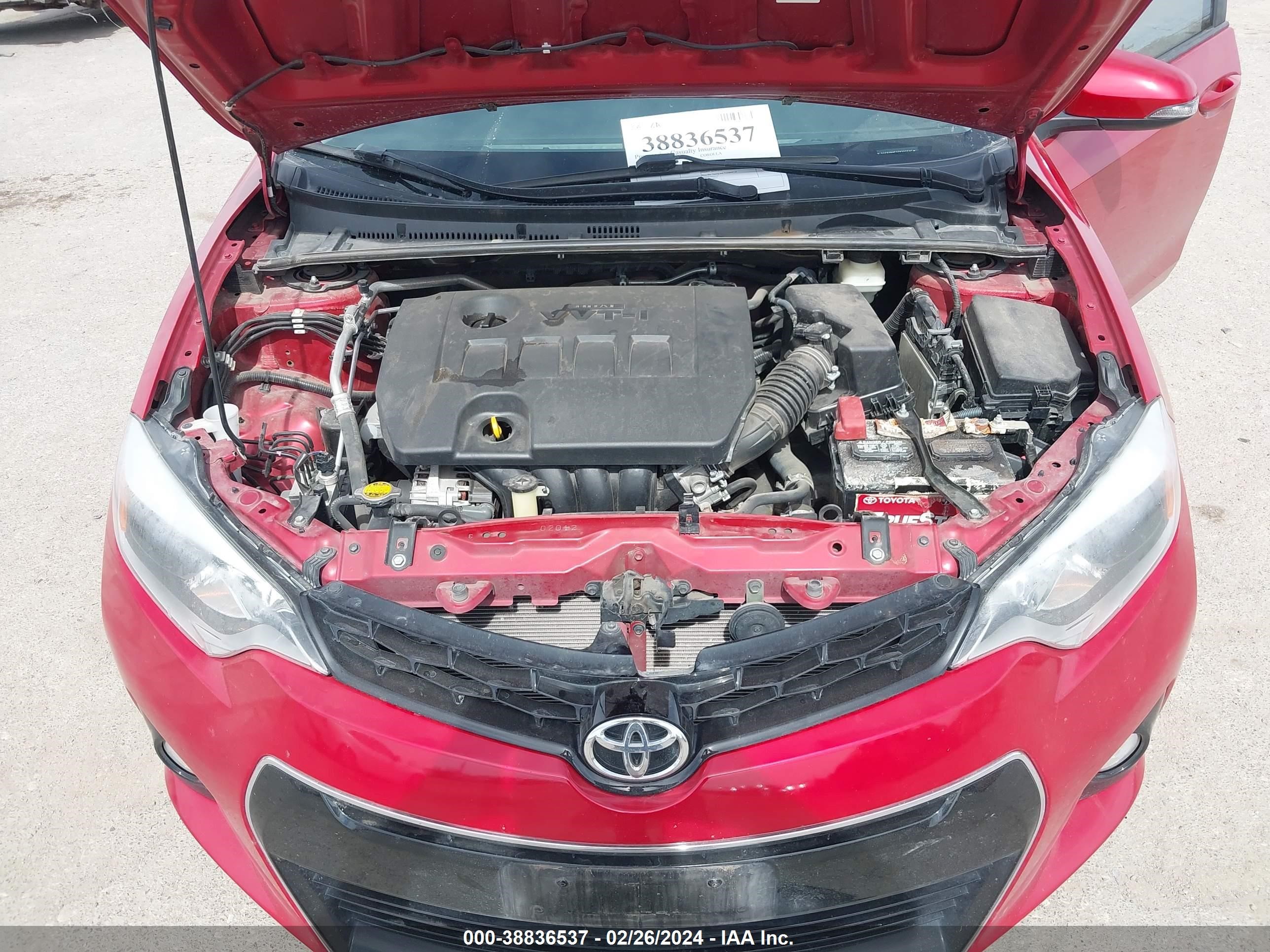 Photo 9 VIN: 5YFBURHE7FP327530 - TOYOTA COROLLA 