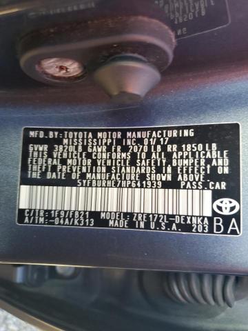 Photo 12 VIN: 5YFBURHE7HP641939 - TOYOTA COROLLA L 