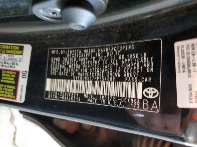 Photo 12 VIN: 5YFBURHE7HP654688 - TOYOTA COROLLA 