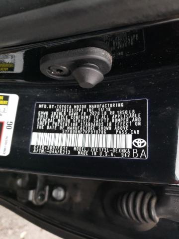 Photo 9 VIN: 5YFBURHE7KP910786 - TOYOTA COROLLA L 