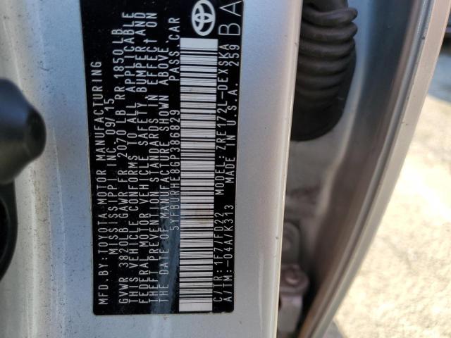 Photo 11 VIN: 5YFBURHE8GP386829 - TOYOTA COROLLA 