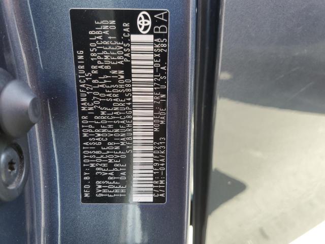 Photo 11 VIN: 5YFBURHE8GP445880 - TOYOTA COROLLA L 