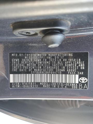 Photo 11 VIN: 5YFBURHE8HP644719 - TOYOTA COROLLA L 