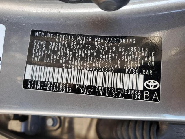 Photo 11 VIN: 5YFBURHE8JP756832 - TOYOTA COROLLA 