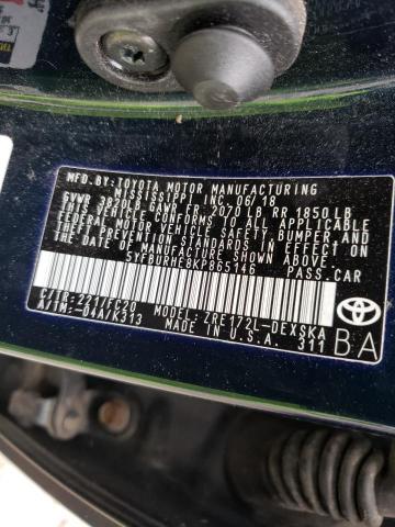 Photo 9 VIN: 5YFBURHE8KP865146 - TOYOTA COROLLA L 