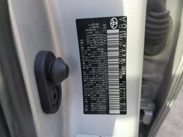 Photo 11 VIN: 5YFBURHE9EP137758 - TOYOTA COROLLA L 