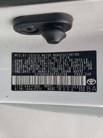 Photo 12 VIN: 5YFBURHE9GP455799 - TOYOTA COROLLA L 