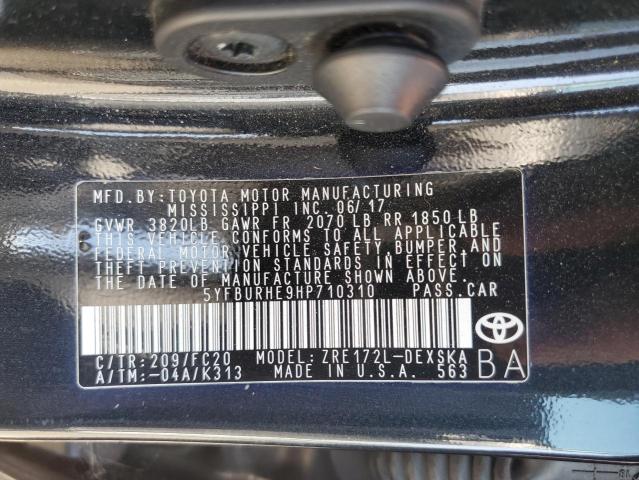 Photo 11 VIN: 5YFBURHE9HP710310 - TOYOTA COROLLA L 