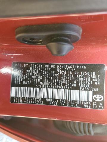 Photo 12 VIN: 5YFBURHEXHP692741 - TOYOTA COROLLA 