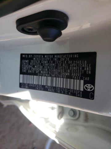 Photo 9 VIN: 5YFDPMAE7MP170818 - TOYOTA COROLLA L 